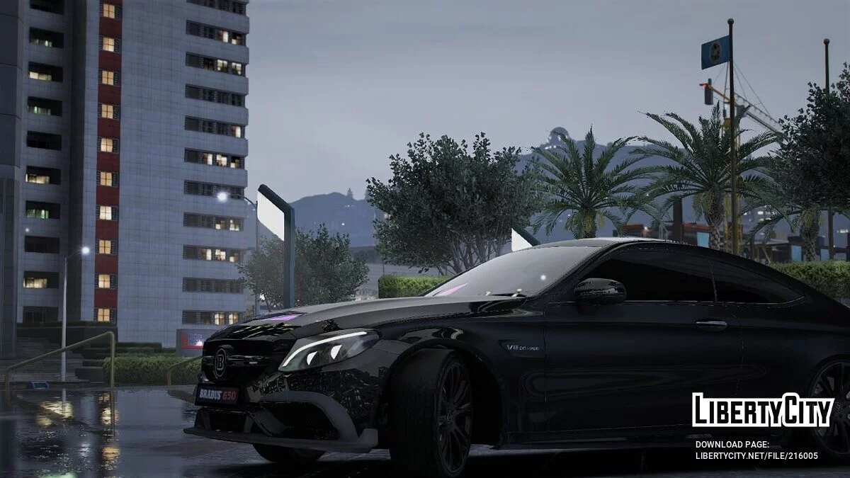 Mercedes-Benz C63s Brabus 650 / GTA 5