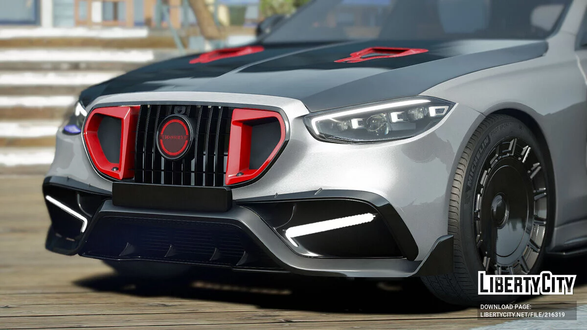 RED Mercedes-AMG S 63 E PERFORMANCE / GTA 5