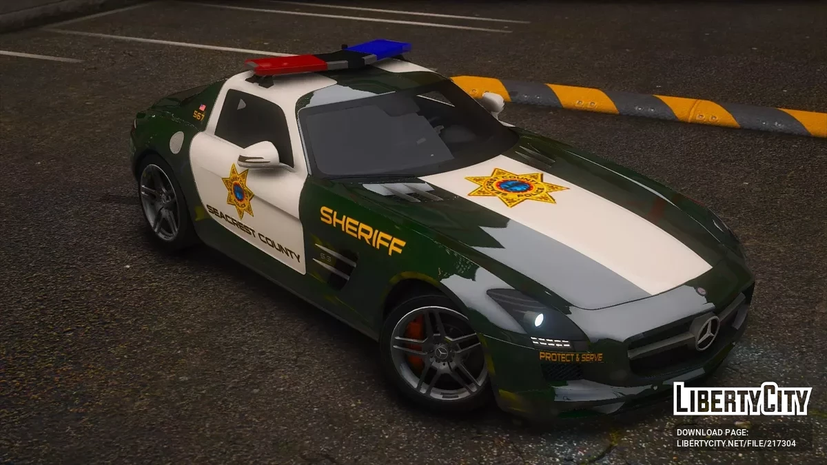 2010 Mercedes-Benz SLS AMG SCPD v1.0 / GTA 5