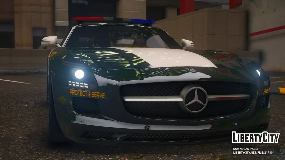 2010 Mercedes-Benz SLS AMG SCPD v1.0 / GTA 5
