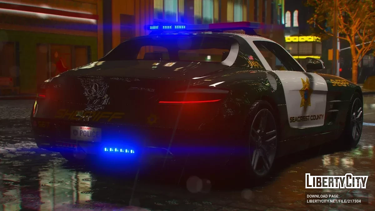 2010 Mercedes-Benz SLS AMG SCPD v1.0 / GTA 5