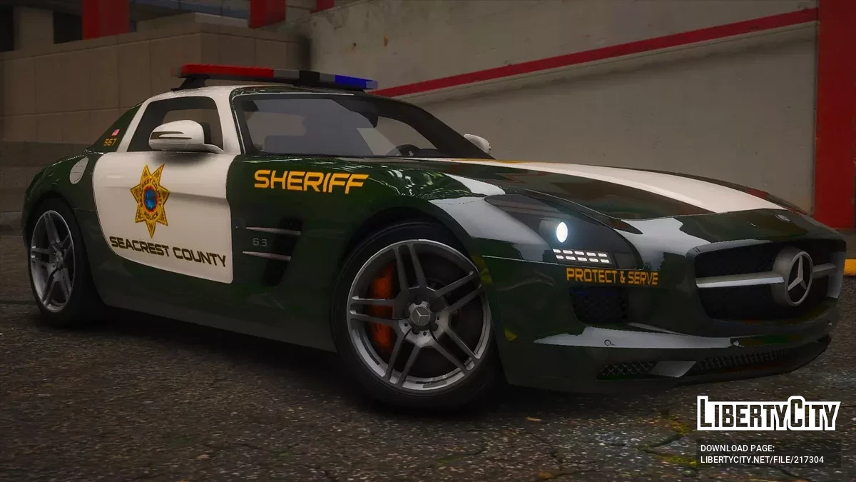 2010 Mercedes-Benz SLS AMG SCPD v1.0 / GTA 5