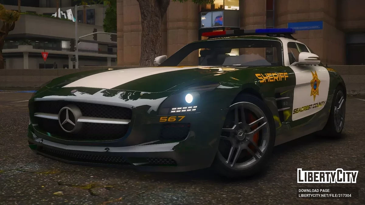 2010 Mercedes-Benz SLS AMG SCPD v1.0 / GTA 5