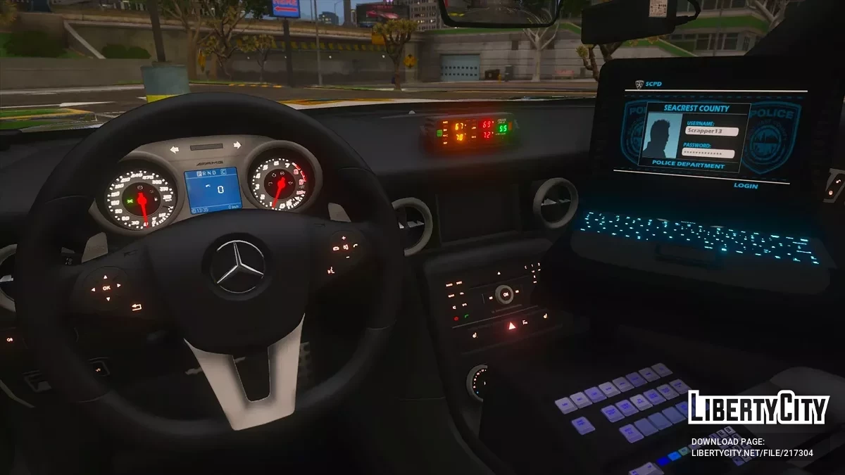 2010 Mercedes-Benz SLS AMG SCPD v1.0 / GTA 5
