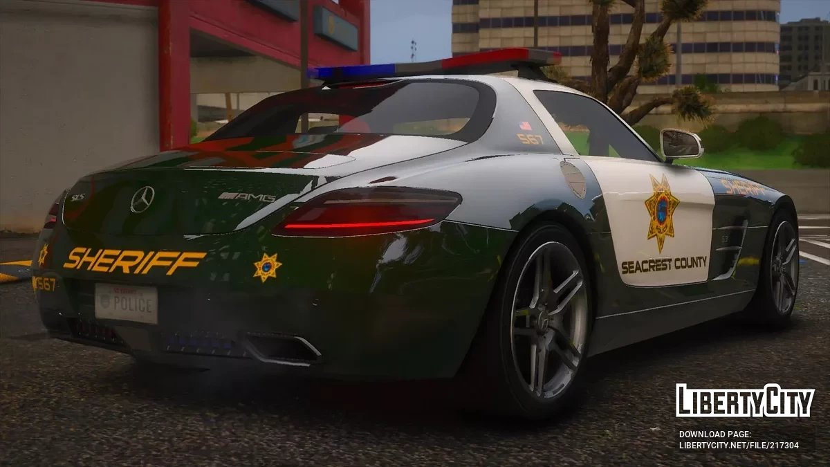 2010 Mercedes-Benz SLS AMG SCPD v1.0 / GTA 5
