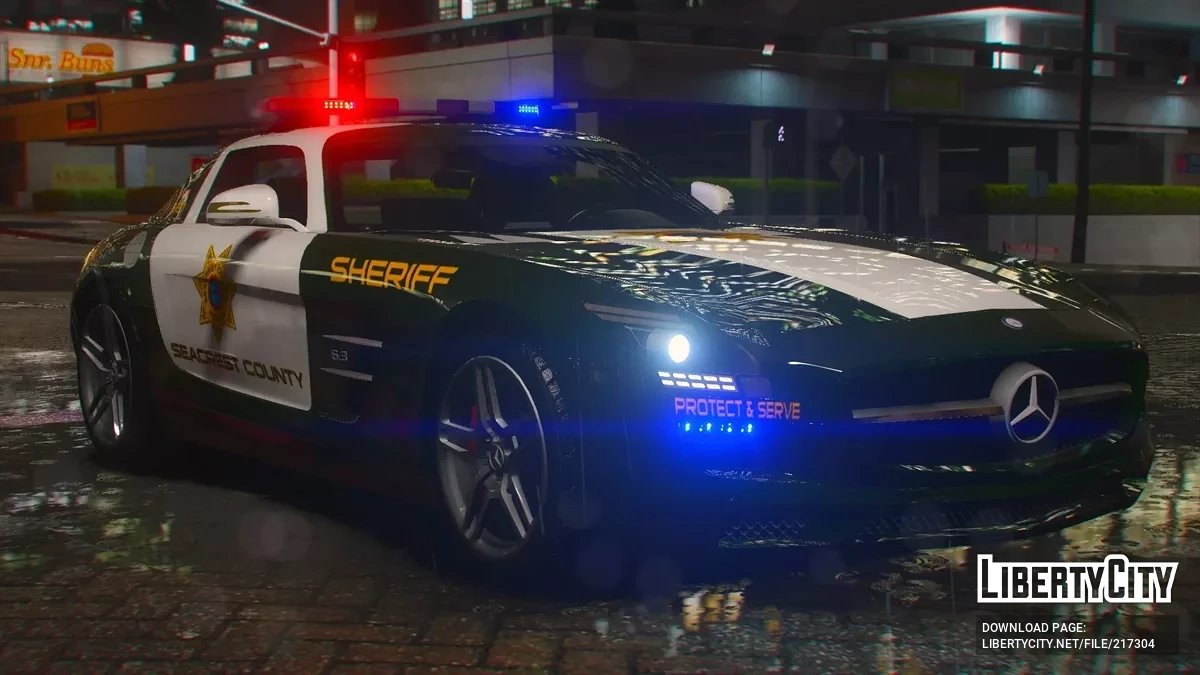 2010 Mercedes-Benz SLS AMG SCPD v1.0 / GTA 5