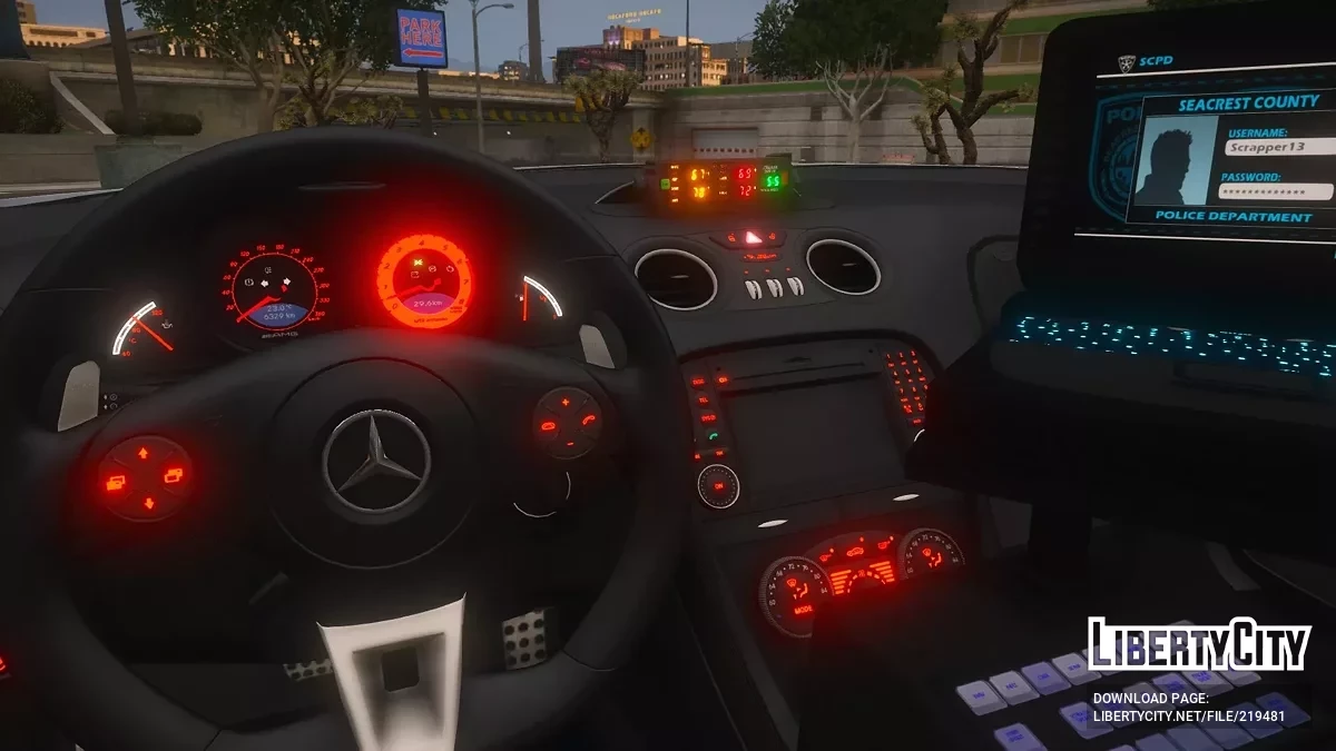 2009 Mercedes-Benz SL65 AMG Black Series SCPD v1.0 / GTA 5