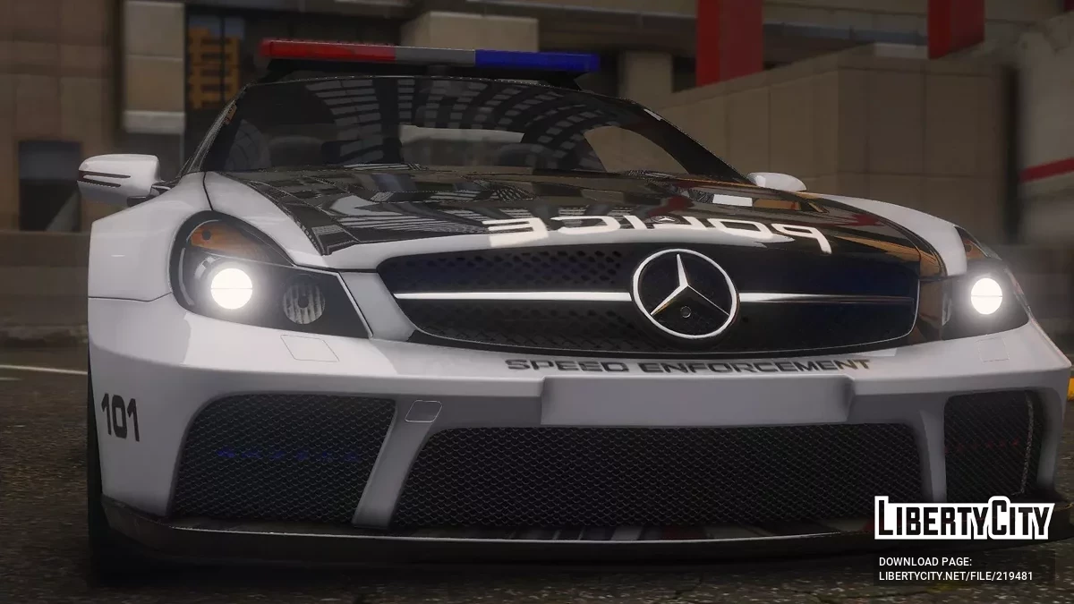 2009 Mercedes-Benz SL65 AMG Black Series SCPD v1.0 / GTA 5