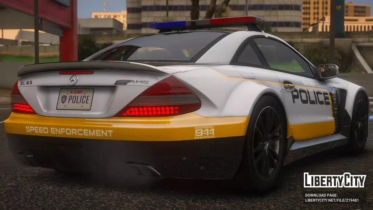 2009 Mercedes-Benz SL65 AMG Black Series SCPD v1.0 / GTA 5