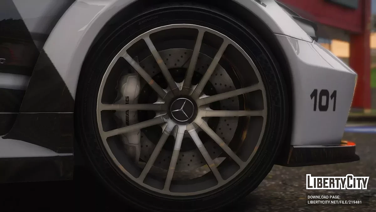2009 Mercedes-Benz SL65 AMG Black Series SCPD v1.0 / GTA 5