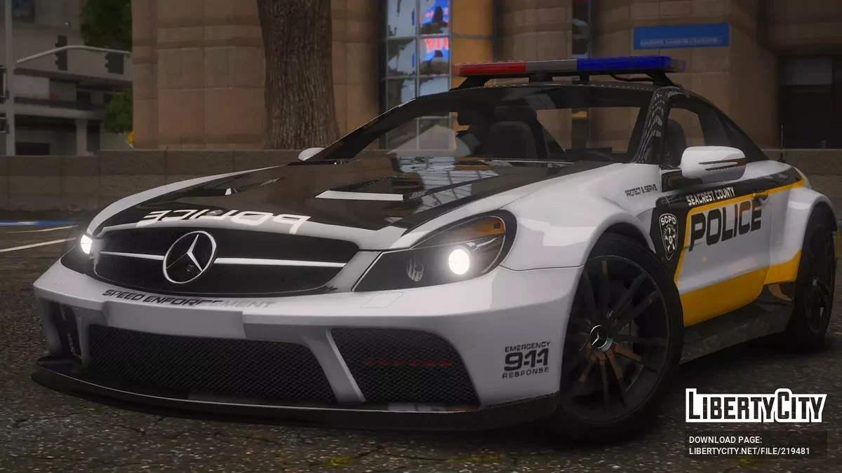 2009 Mercedes-Benz SL65 AMG Black Series SCPD v1.0 / GTA 5