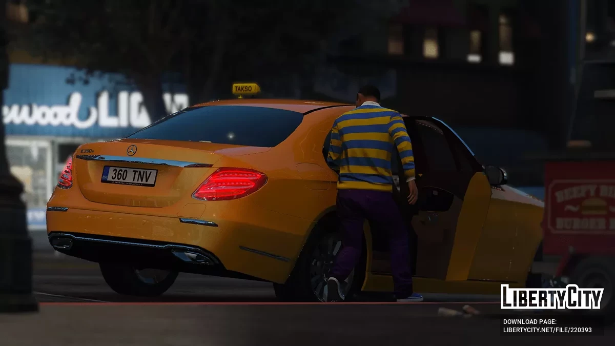 2015 Mercedes-Benz E-Class Premium Taxi / GTA 5