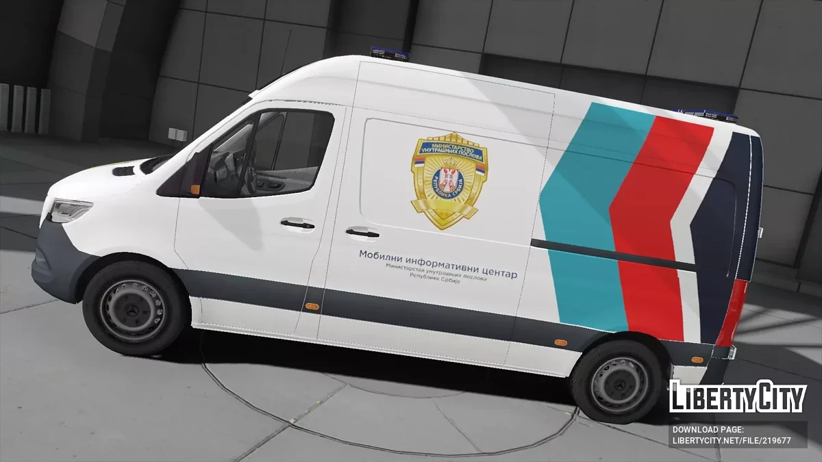 Mercedes-Benz Sprinter Mobilni informativni centar MUP / GTA 5
