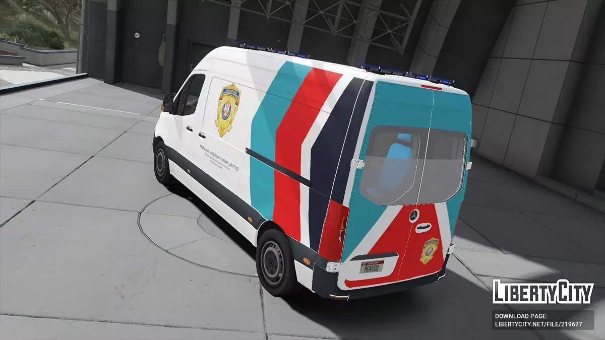 Mercedes-Benz Sprinter Mobilni informativni centar MUP / GTA 5