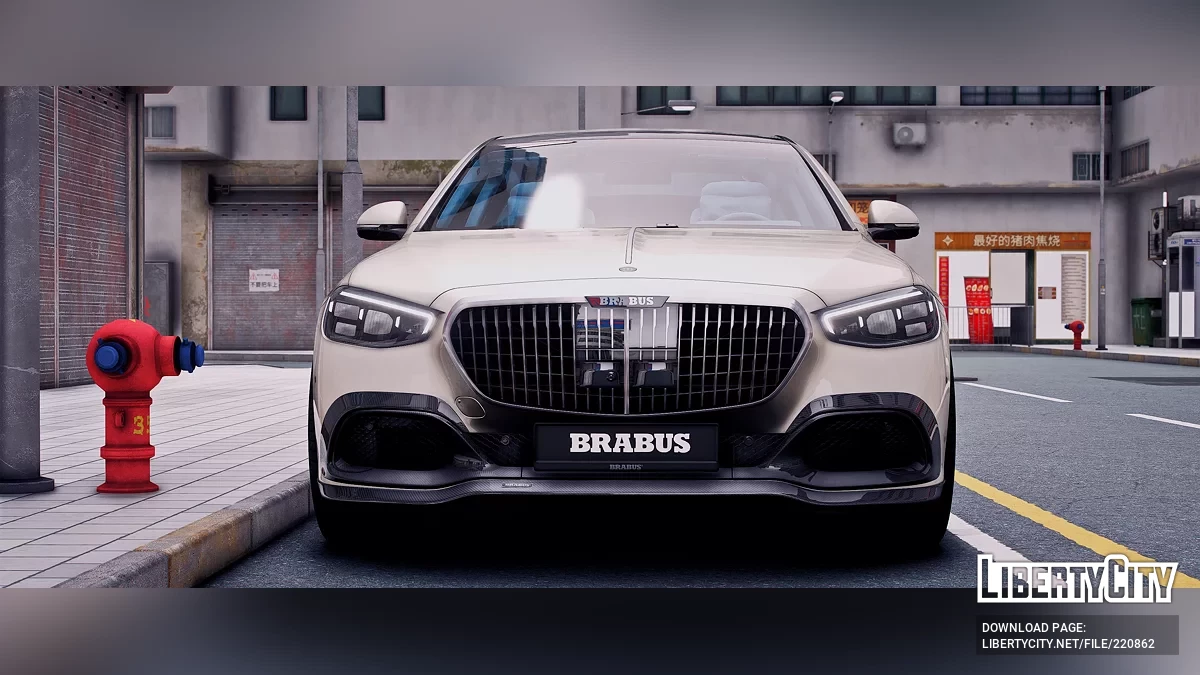 2023 Mercedes Benz Maybach S600 Brabus (W223) / GTA 5