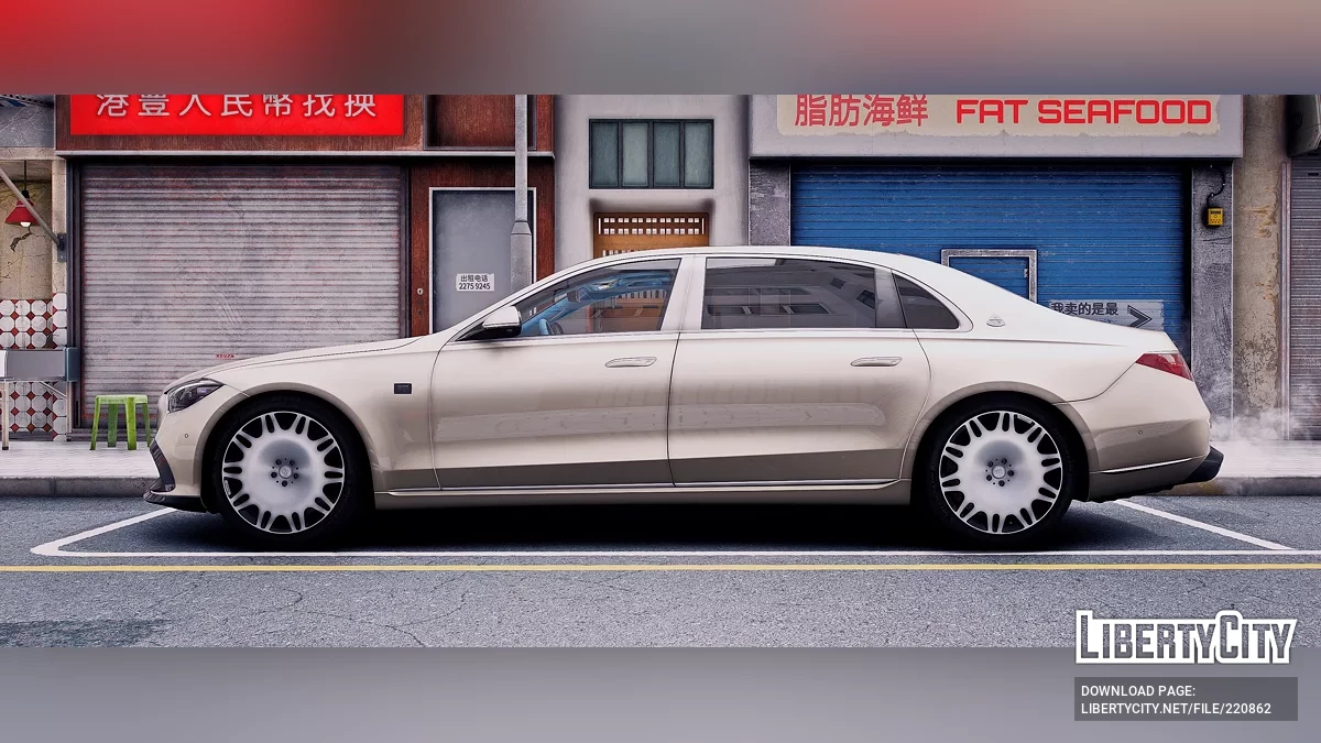 2023 Mercedes Benz Maybach S600 Brabus (W223) / GTA 5
