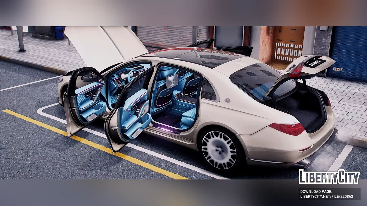 2023 Mercedes Benz Maybach S600 Brabus (W223) / GTA 5