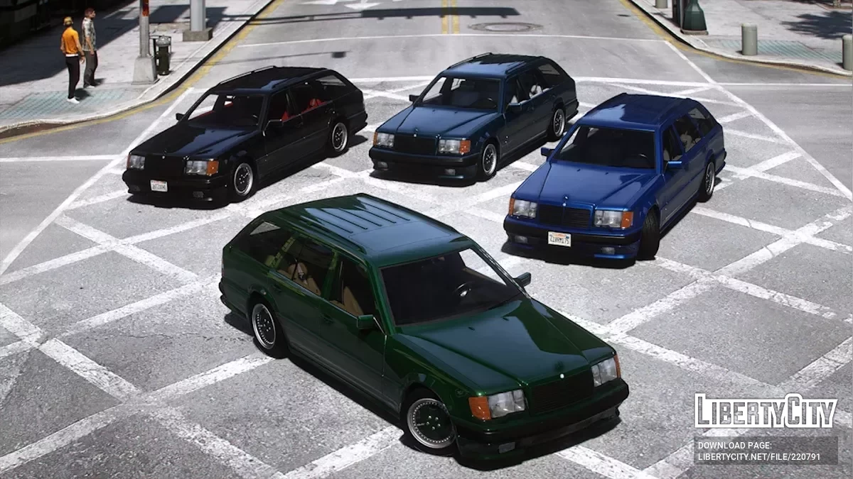Mercedes Benz AMG Hammer Wagon 1987 V1 / GTA 5