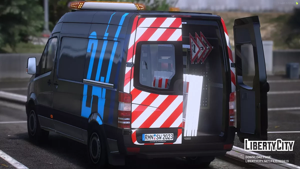 2016 Mercedes-Benz Sprinter Fiktiver Stadtwerke / GTA 5