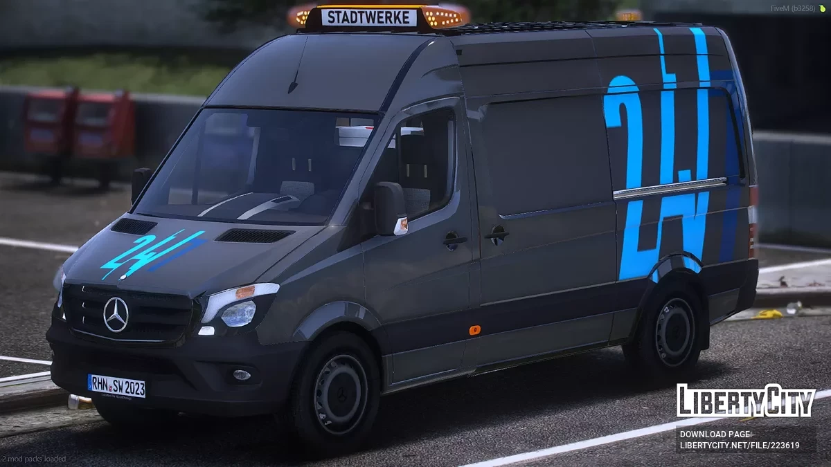 2016 Mercedes-Benz Sprinter Fiktiver Stadtwerke / GTA 5