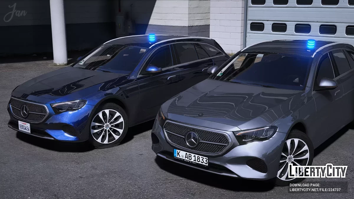 2023 Mercedes-Benz E-Klasse 220d Polizei / GTA 5