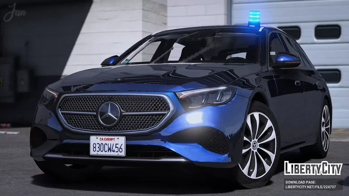 2023 Mercedes-Benz E-Klasse 220d Polizei / GTA 5
