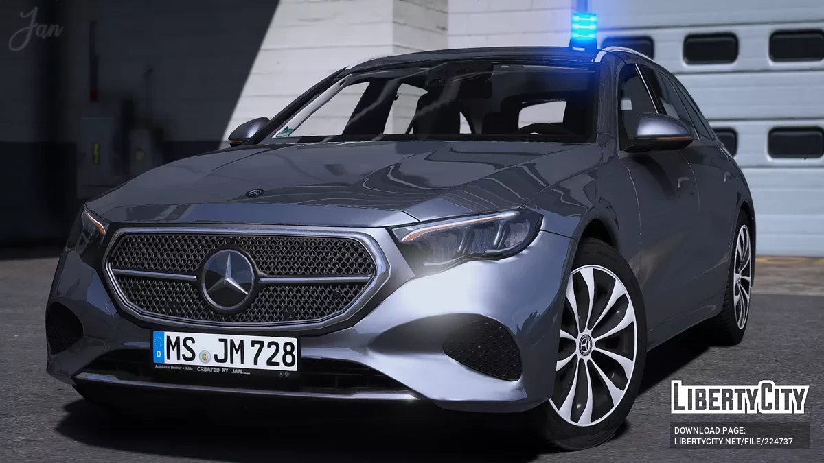 2023 Mercedes-Benz E-Klasse 220d Polizei / GTA 5
