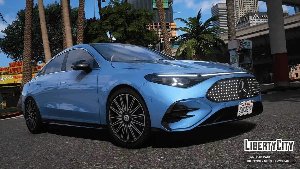 Mercedes CLA EV 2025 [Дополнение / Замена | Тюнинг | Шаблон | FiveM] v1.0 / GTA 5