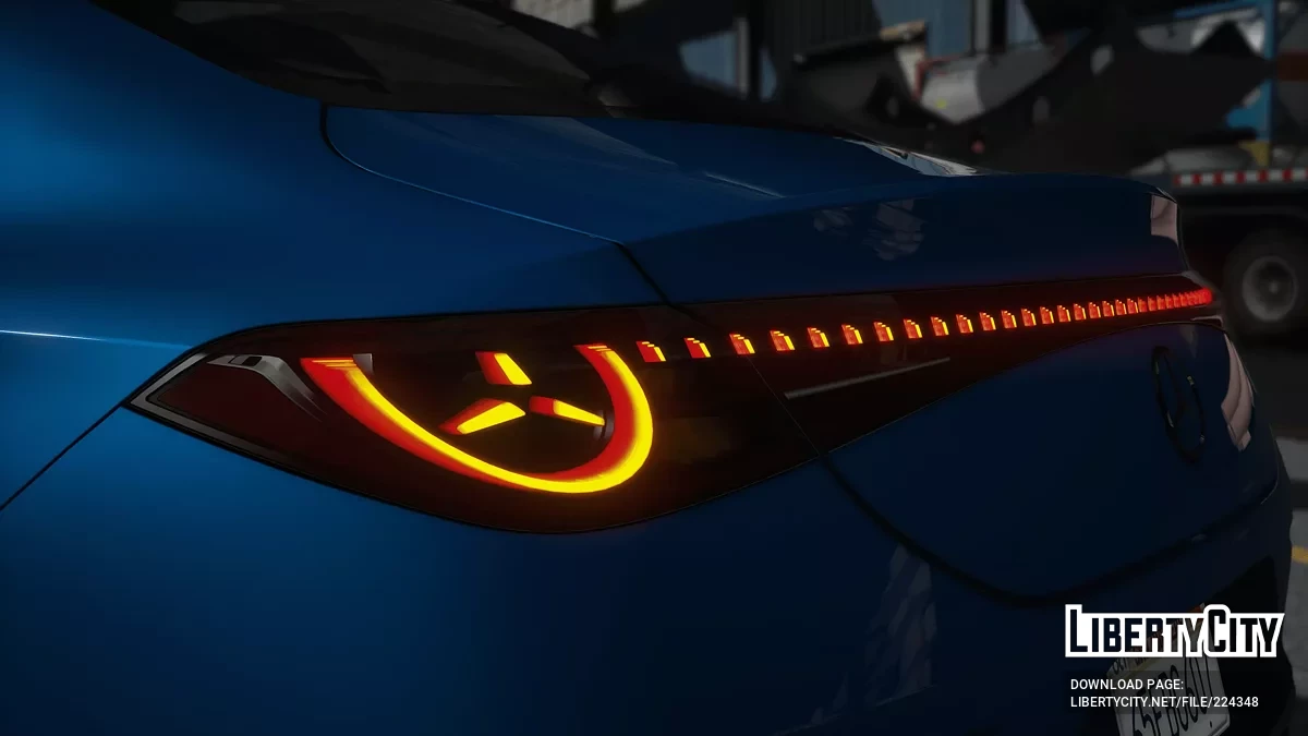 Mercedes CLA EV 2025 [Дополнение / Замена | Тюнинг | Шаблон | FiveM] v1.0 / GTA 5