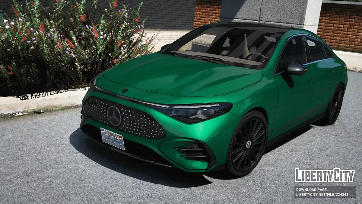 Mercedes CLA EV 2025 [Дополнение / Замена | Тюнинг | Шаблон | FiveM] v1.0 / GTA 5