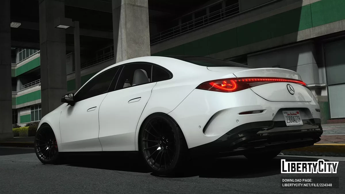 Mercedes CLA EV 2025 [Дополнение / Замена | Тюнинг | Шаблон | FiveM] v1.0 / GTA 5