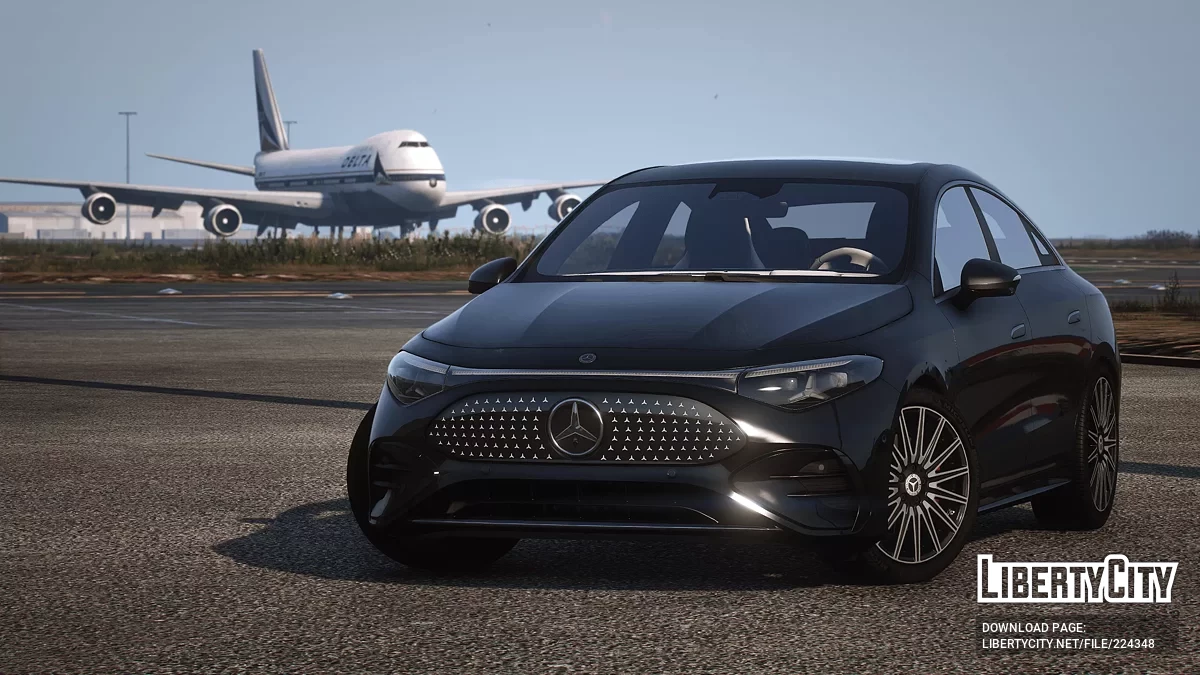 Mercedes CLA EV 2025 [Дополнение / Замена | Тюнинг | Шаблон | FiveM] v1.0 / GTA 5