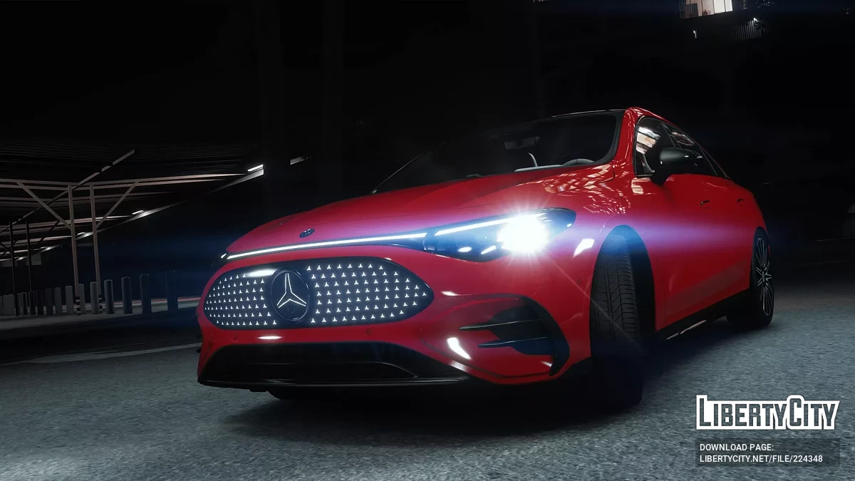 Mercedes CLA EV 2025 [Дополнение / Замена | Тюнинг | Шаблон | FiveM] v1.0 / GTA 5