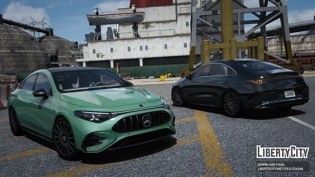 Mercedes CLA EV 2025 [Дополнение / Замена | Тюнинг | Шаблон | FiveM] v1.0 / GTA 5