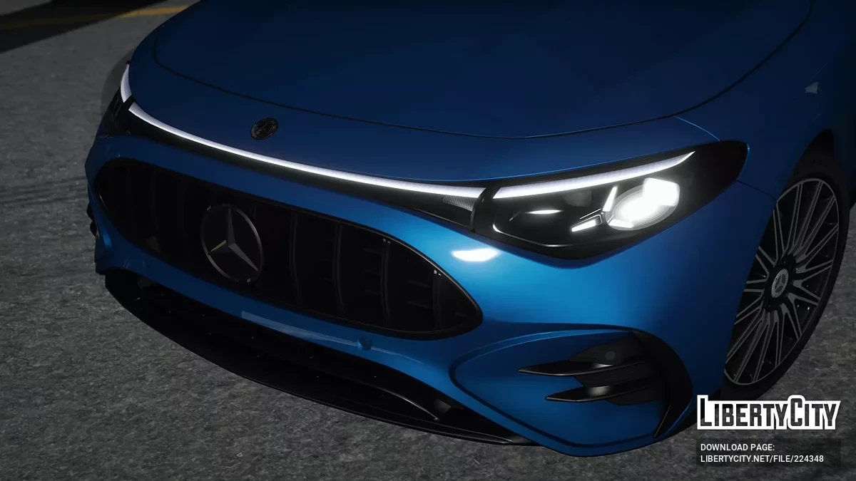 Mercedes CLA EV 2025 [Дополнение / Замена | Тюнинг | Шаблон | FiveM] v1.0 / GTA 5