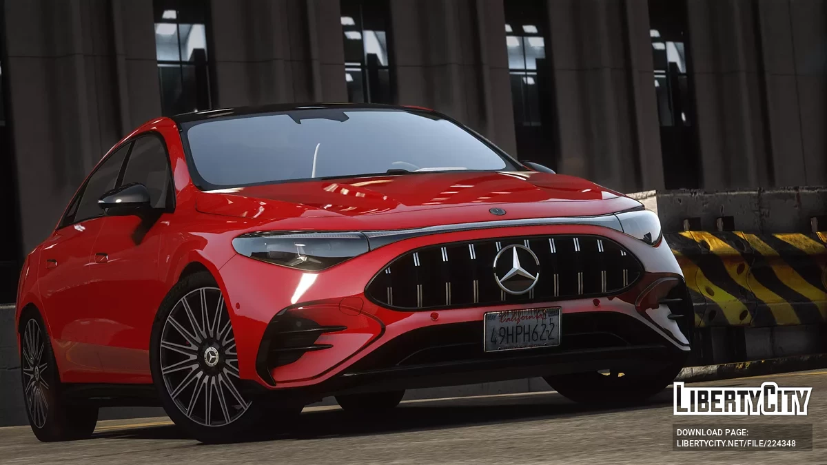 Mercedes CLA EV 2025 [Дополнение / Замена | Тюнинг | Шаблон | FiveM] v1.0 / GTA 5
