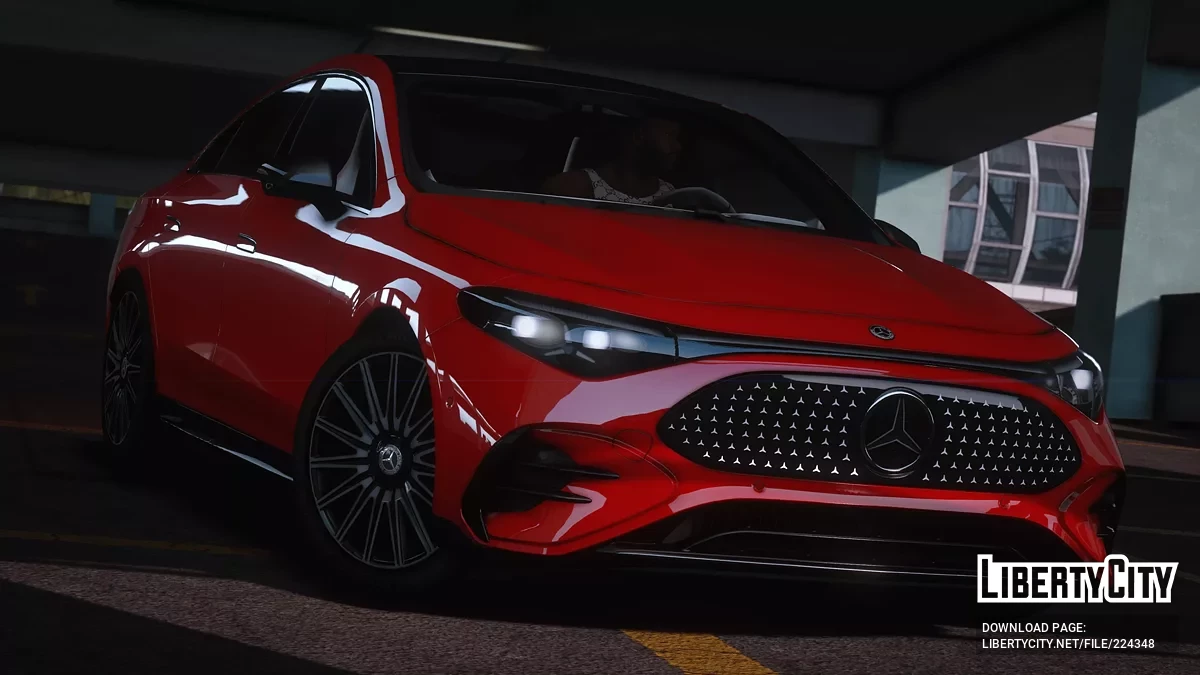 Mercedes CLA EV 2025 [Дополнение / Замена | Тюнинг | Шаблон | FiveM] v1.0 / GTA 5