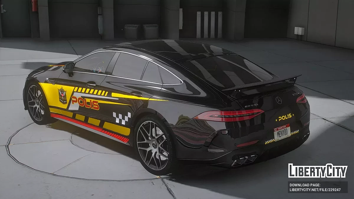 Mercedes-AMG GT Polis Black Ops / GTA 5