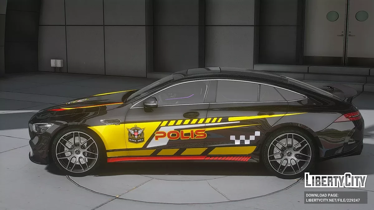 Mercedes-AMG GT Polis Black Ops / GTA 5