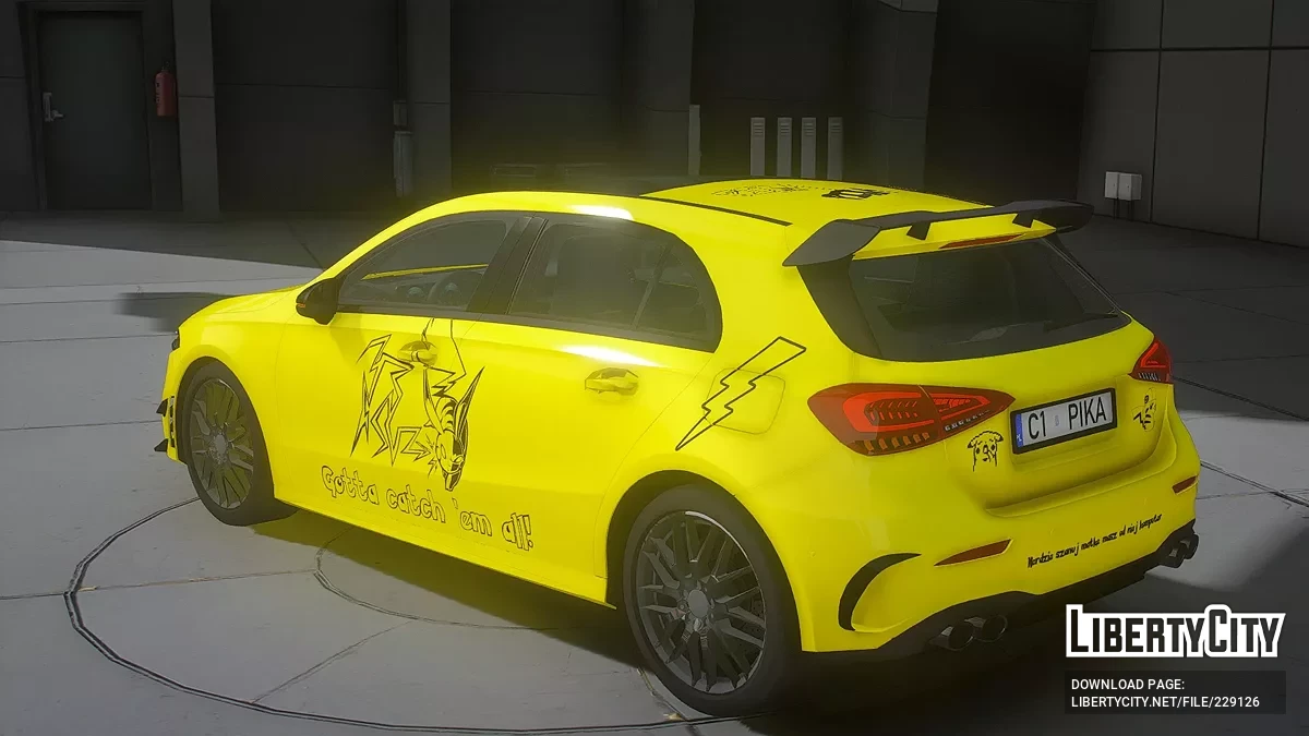 Mercedes-Benz A45s AMG Pikachu / GTA 5