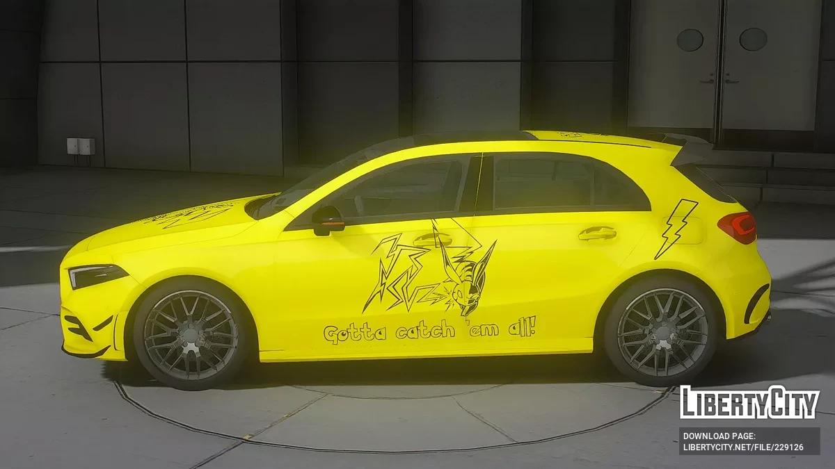 Mercedes-Benz A45s AMG Pikachu / GTA 5