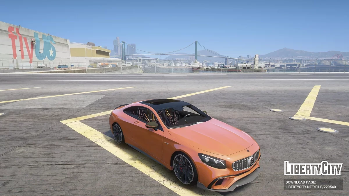 Mercedes-Benz S63 Coupe Brabus 800 v1.0 / GTA 5