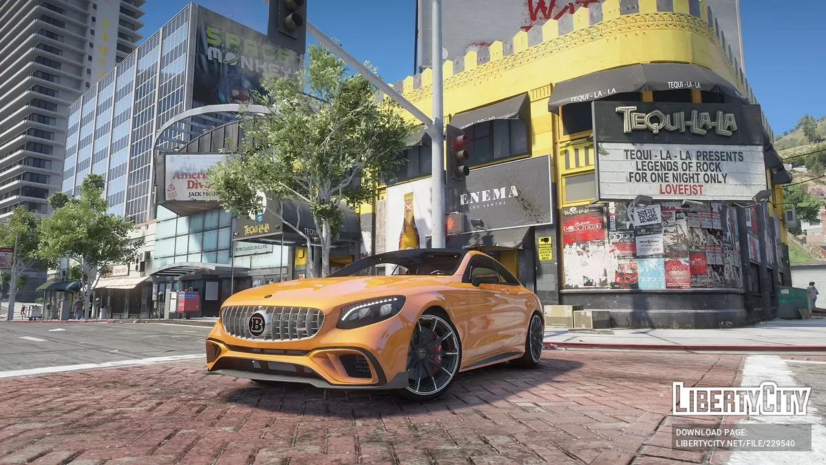 Mercedes-Benz S63 Coupe Brabus 800 v1.0 / GTA 5