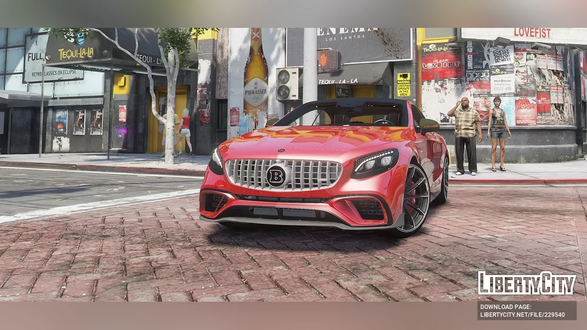 Mercedes-Benz S63 Coupe Brabus 800 v1.0 / GTA 5