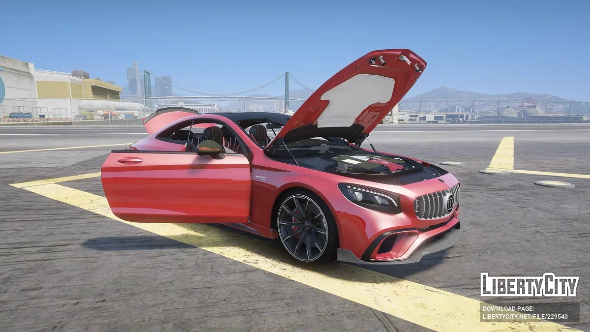 Mercedes-Benz S63 Coupe Brabus 800 v1.0 / GTA 5