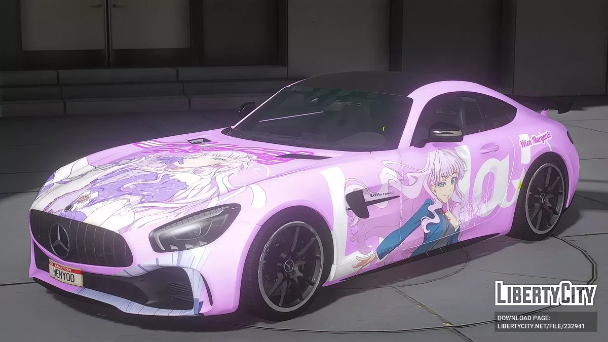 2017 Mercedes-Benz AMG GT-R Wien Margarete Love Live Superstar / GTA 5