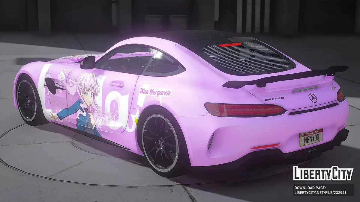 2017 Mercedes-Benz AMG GT-R Wien Margarete Love Live Superstar / GTA 5