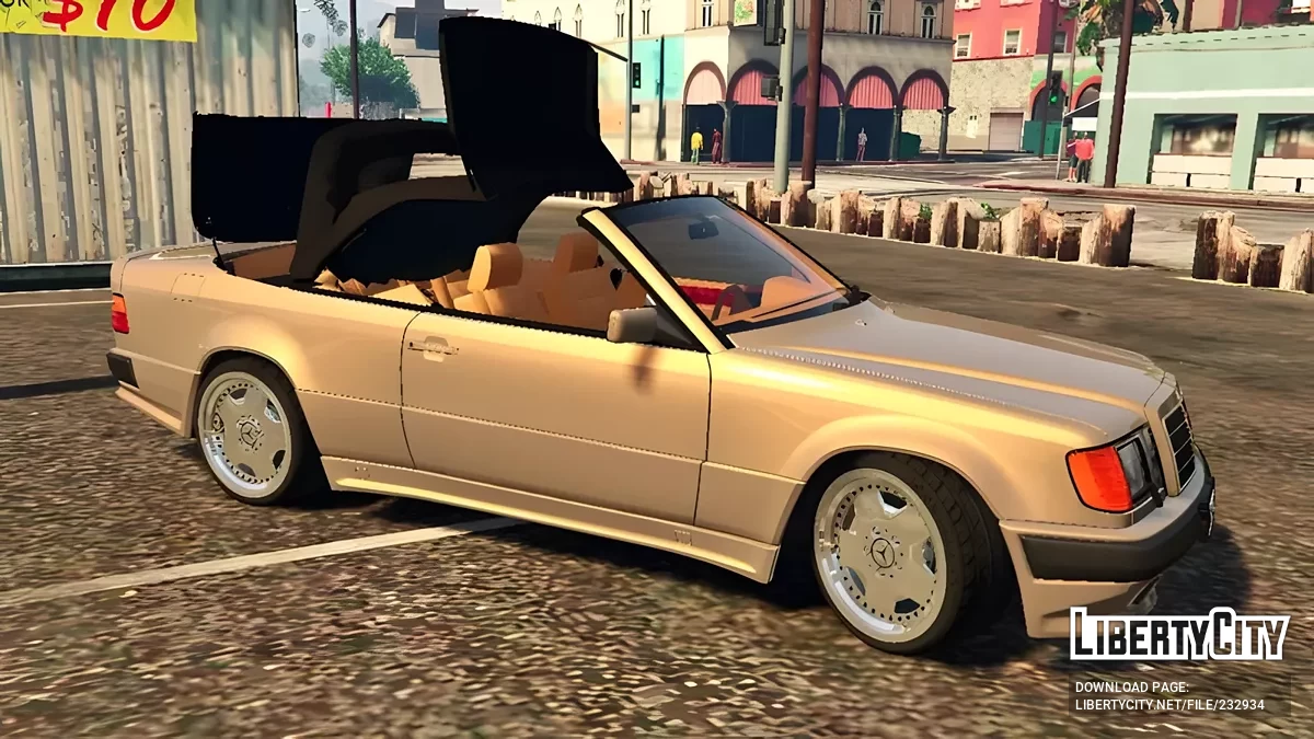 Mercedes 300CE-24 Cabrio AMG [Add-On | Animated Roof] / GTA 5