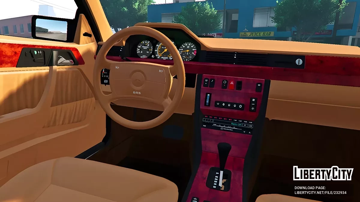 Mercedes 300CE-24 Cabrio AMG [Add-On | Animated Roof] / GTA 5