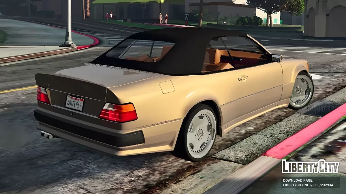 Mercedes 300CE-24 Cabrio AMG [Add-On | Animated Roof] / GTA 5